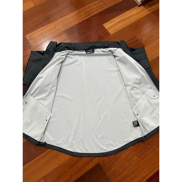 Helly Hansen Voss Men's Rain Jacket Blue XXL Packable Hood Adjustable - Picture 7 of 11